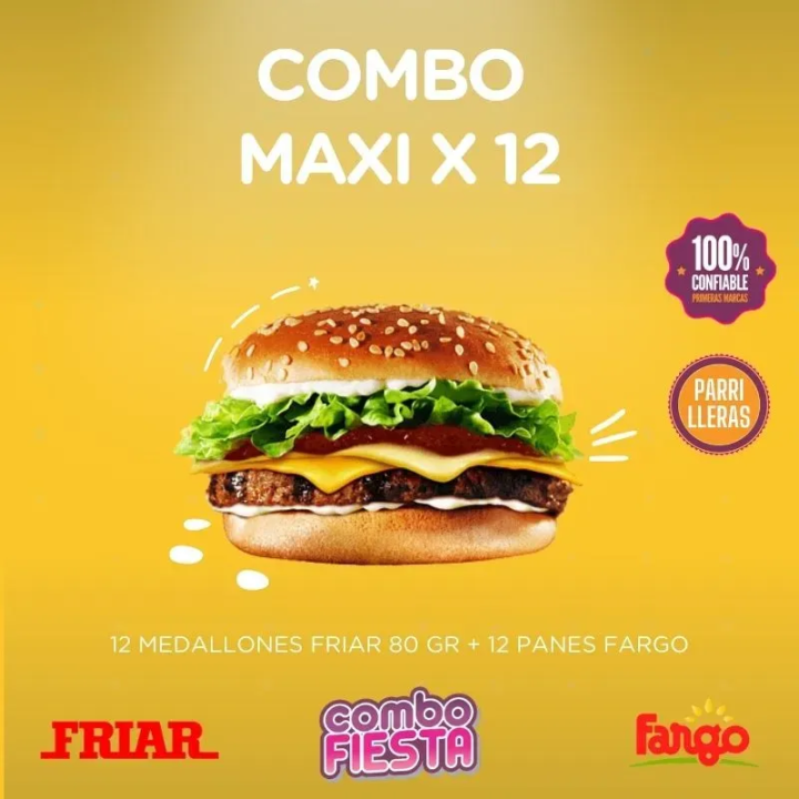 COMBO MAXI X 12 UN FRIAR